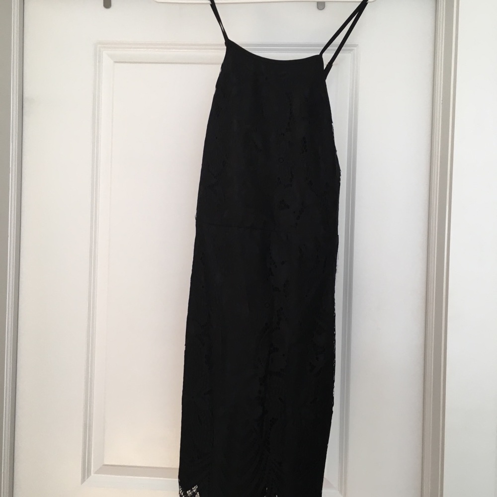 Missguided Black Lace Dress size 12